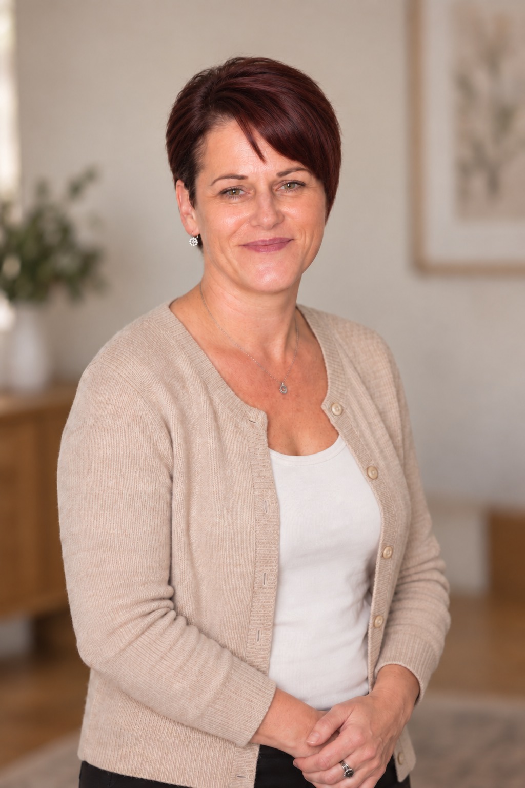 Jana Plachá v ateliéru